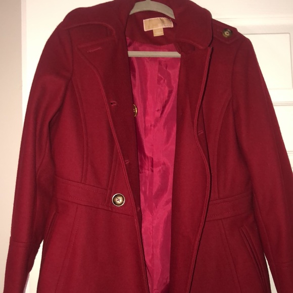 MICHAEL Michael Kors Red Coat - Picture 3 of 5